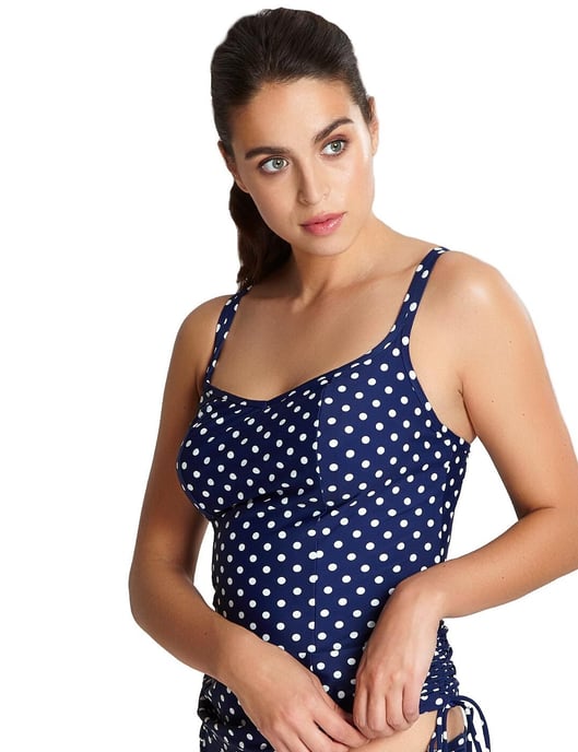 Panache Anya Spot Tankini Top - Image 1