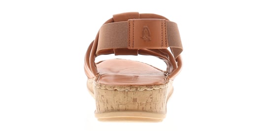 Hush Puppies Womens Sandals Eden Leather Elasticated tan - Image 4