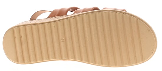 Hush Puppies Womens Sandals Eden Leather Elasticated tan - Image 5