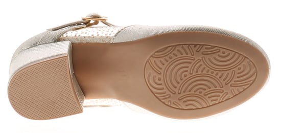 Princess Stardust Girls Sandals Heeled Party Shimmer gold - Image 5