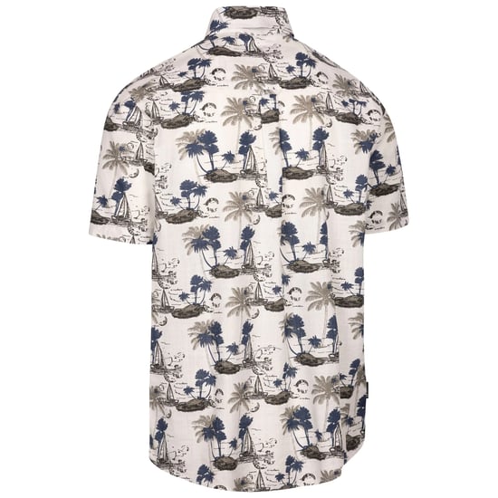 Trespass Mens Frantom Woven Casual Shirt (Off White) - Image 2
