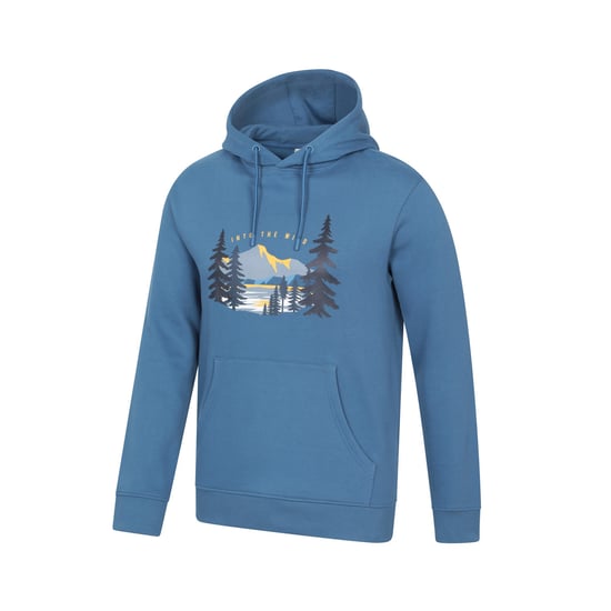 Mountain Warehouse Mens Into The Wild Hoodie (Blue) - Image 4