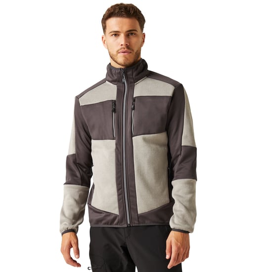 Regatta Unisex Adult E-Volve Knitted Stretch Midlayer (Mineral Grey/Ash) - Image 3