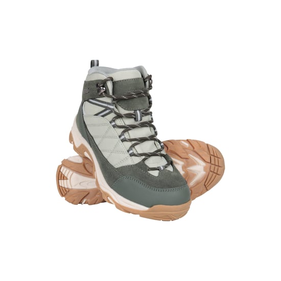 Mountain Warehouse Dames/Dames Rapid Suède Waterdichte Wandelschoenen (Licht Khaki) - Image 1