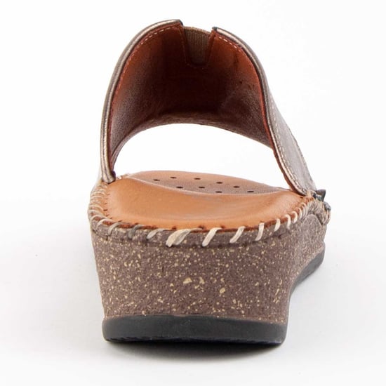 Purapiel Wedge Sandal Leida3 Bronze - Image 5