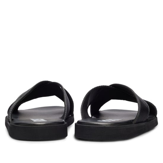 Men's Boss Darrel Sliders in Black - Image 4