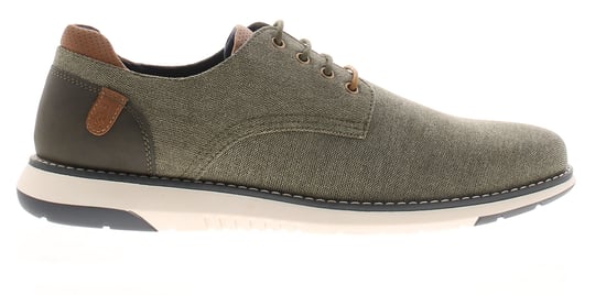 Hush Puppies Mens Lace Up Shoes Bruce Canvas Green - Image 2