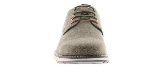 Hush Puppies Mens Lace Up Shoes Bruce Canvas Green - Image 3