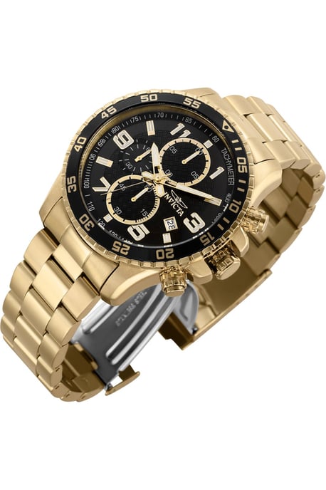Invicta Specialty 44525 Heren Horloge - Quartz Uurwerk - Roestvrij Staal met zwarte Wijzerplaat - 45mm - Image 2