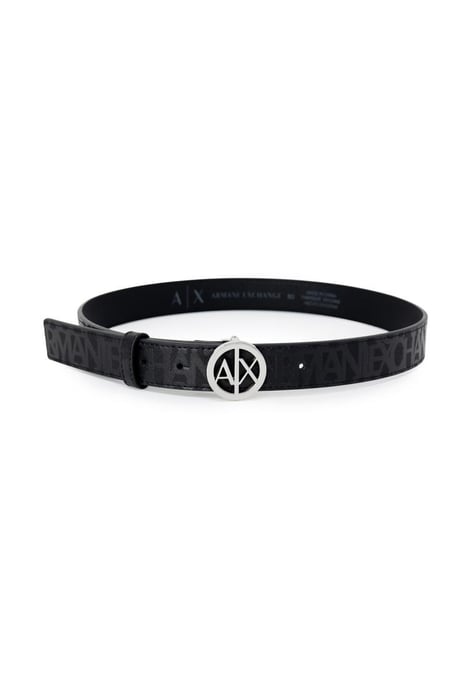 Armani Exchange AX Logo Leather Belt for Men - Image 1