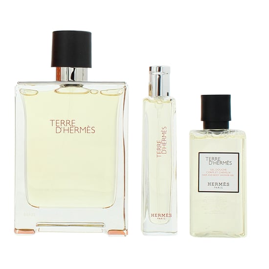 Hermes Terre D'hermes Eau De Toilette 100ml + 15ml + Shower Gel 40ml Gift Set - Image 2