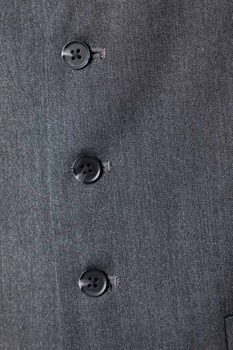 Mid Grey Essential Waistcoat - Image 5