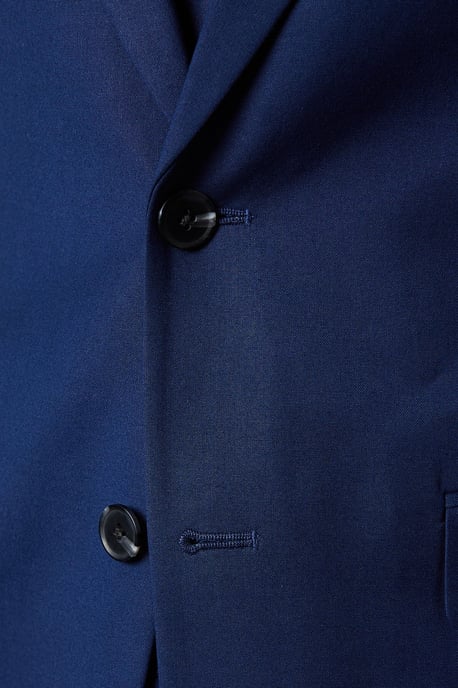 French Navy Slim Fit Essential Suit Jacket - Image 5