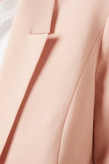 Petite Ruched Sleeve Blazer - Image 4