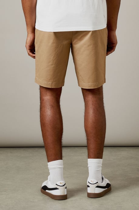 Burton Mens Classic Navy Chino Shorts Relaxed Fit Cotton Elastane Casual - Image 4