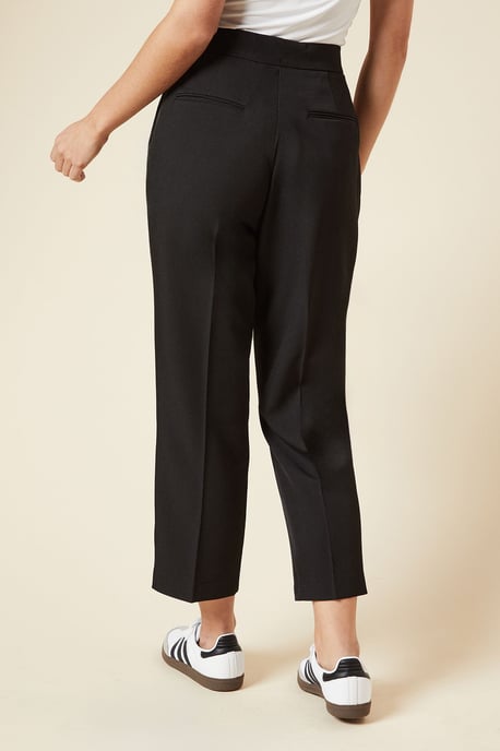 Petite Tab Detail Capri Trouser - Image 3