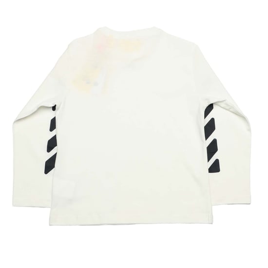 Off White Juniors Off Stamp Long Sleeve T-shirt in Off-White - Image 2