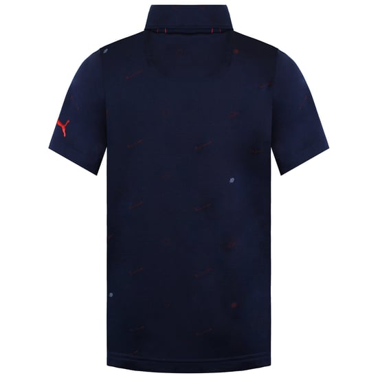 Puma x Cloudspun Love Kids Navy Golf Polo Shirt - Image 2