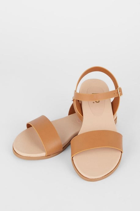 Dorothy Perkins Black Sandals Womens Day To Night Flat Heel - Image 4