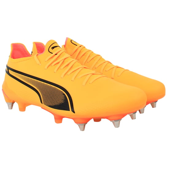 Puma King Ultimate MxSG Mens Orange Football Boots - Image 2