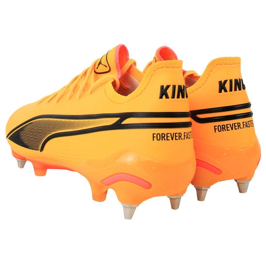 Puma King Ultimate MxSG Mens Orange Football Boots - Image 3