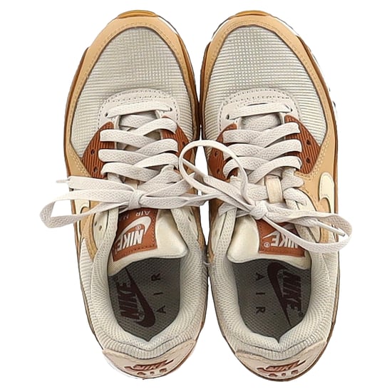 Nike Air Max 90 Sneakers in Caramel Nylon and Leather - Image 3
