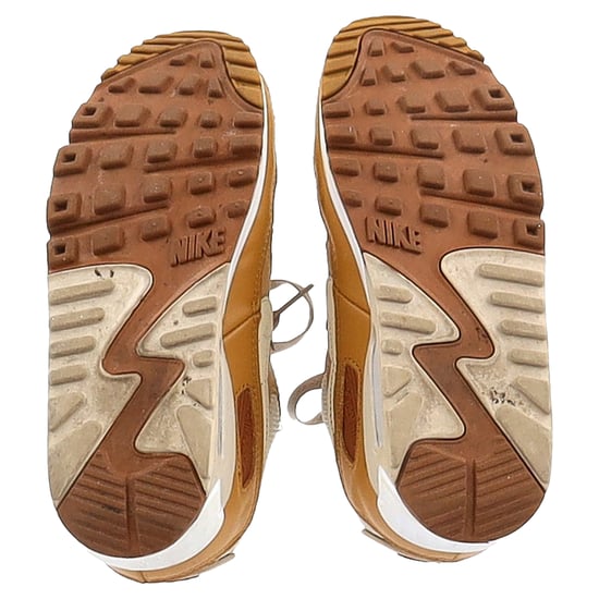 Nike Air Max 90 Sneakers in Caramel Nylon and Leather - Image 6