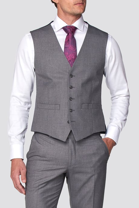 Plain Vest in Grey - Image 1