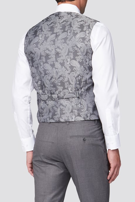 Plain Vest in Grey - Image 2