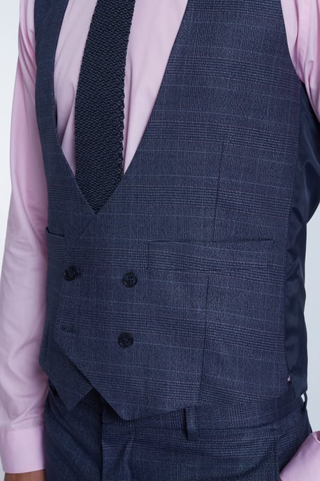Airforce Berry Overcheck Waistcoat - Image 3