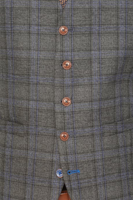 Classic Waistcoat in Grey - Image 3