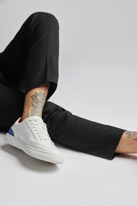 Drawstring Trousers in Black - Image 3