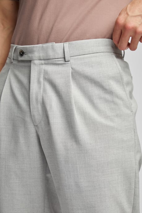 Pleated Trousers With Turn Ups - Image 2