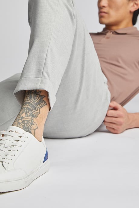 Pleated Trousers With Turn Ups - Image 3