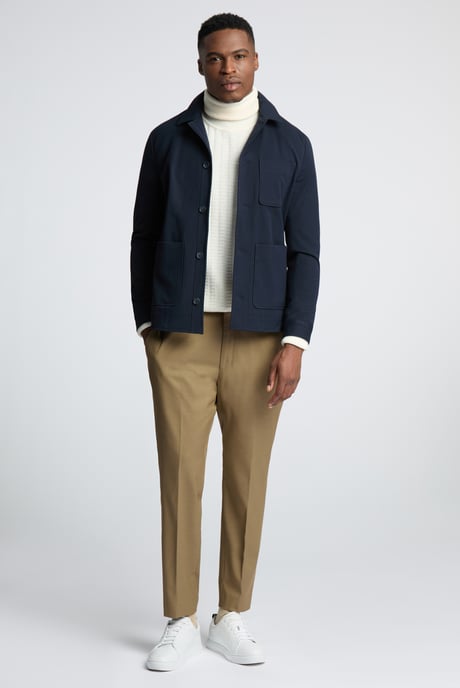 Drawstring Trousers in Brown - Image 3