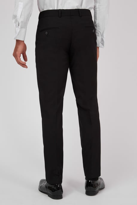 Plain Trousers in Black - Image 2