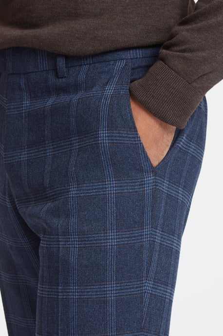 Hart Navy Tweed With Check Trousers - Image 3