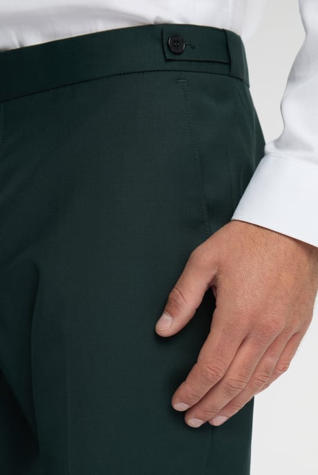 Alexandre Tailored Fit Green Tuxedo Trousers - Image 2