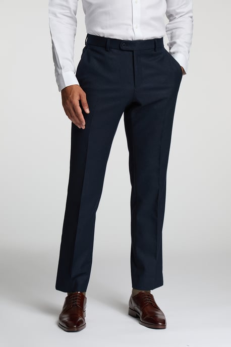Alexandre Of England Tailored Fit Flannel Trousers - Image 1