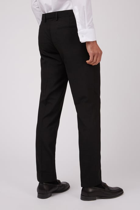 Black Tailored Fit Trousers - Image 2