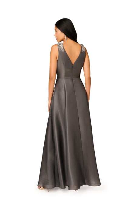 Iridescent Organza A-Line Gown - Image 2