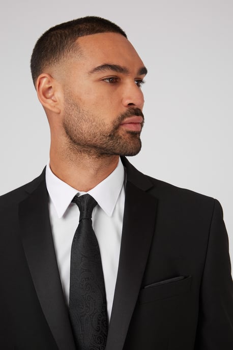 Notch Tailored Fit Tuxedo Jacket - Image 4