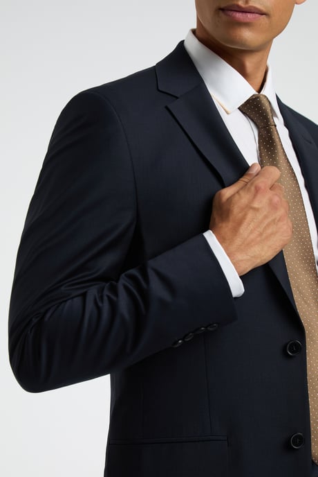 Regular Fit Navy Jacket - Image 3