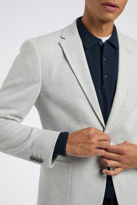 Knit Blazer in Grey - Image 2