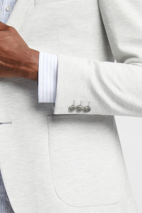 Knit Blazer in Grey - Image 3