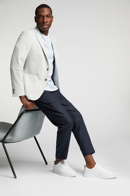 Knit Blazer in Grey - Image 4