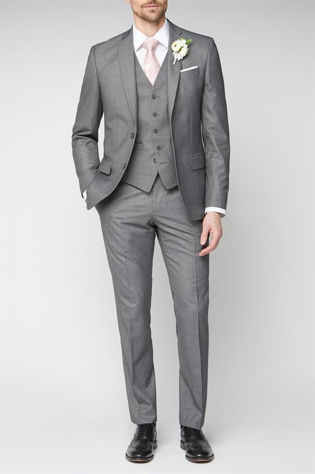 Occasions Grey Regular Fit Suit Jacket - Image 2