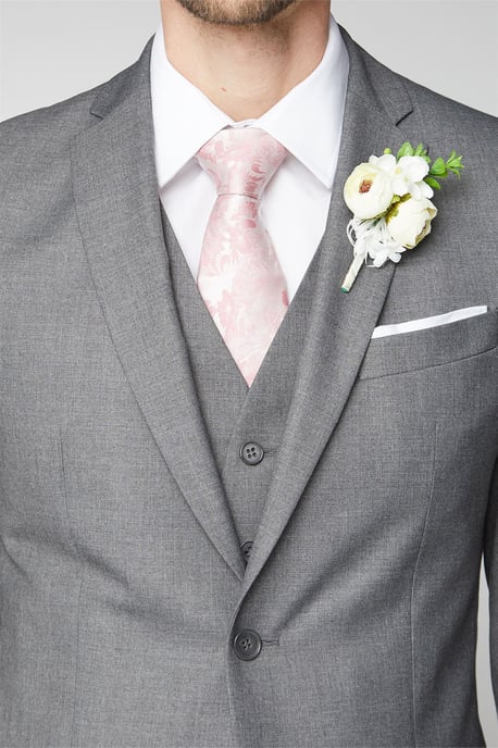 Occasions Grey Regular Fit Suit Jacket - Image 5