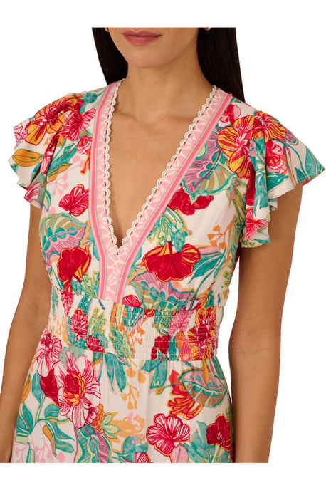 Printed Midi Dress - Image 3