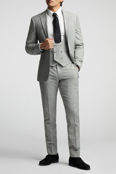 Check Tailored Fit Suit Jacket - Image 2